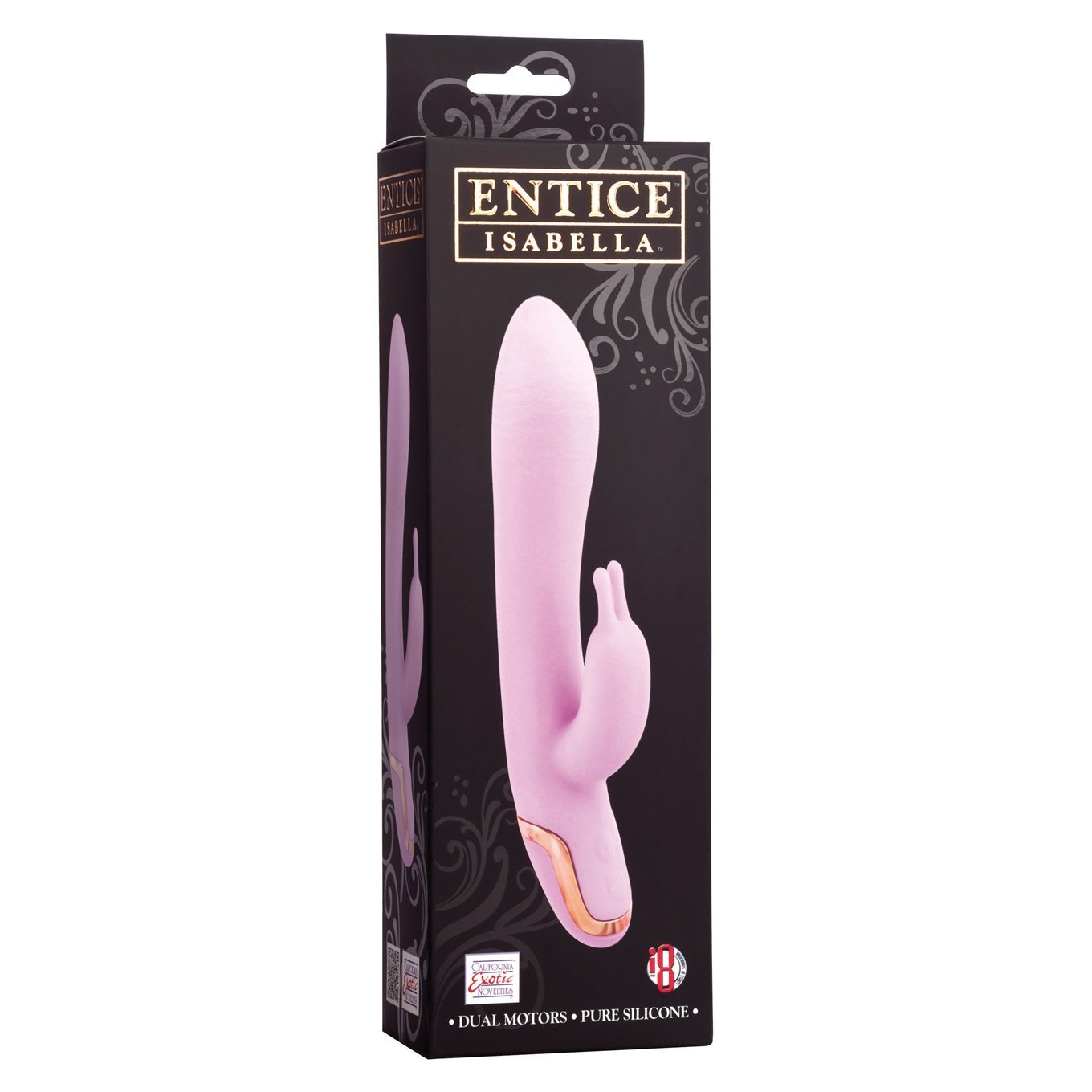 Entice - Isabella Rabbit Vibrator (Pink) - Rabbit Dildo (Vibration) Non Rechargeable Durio.sg