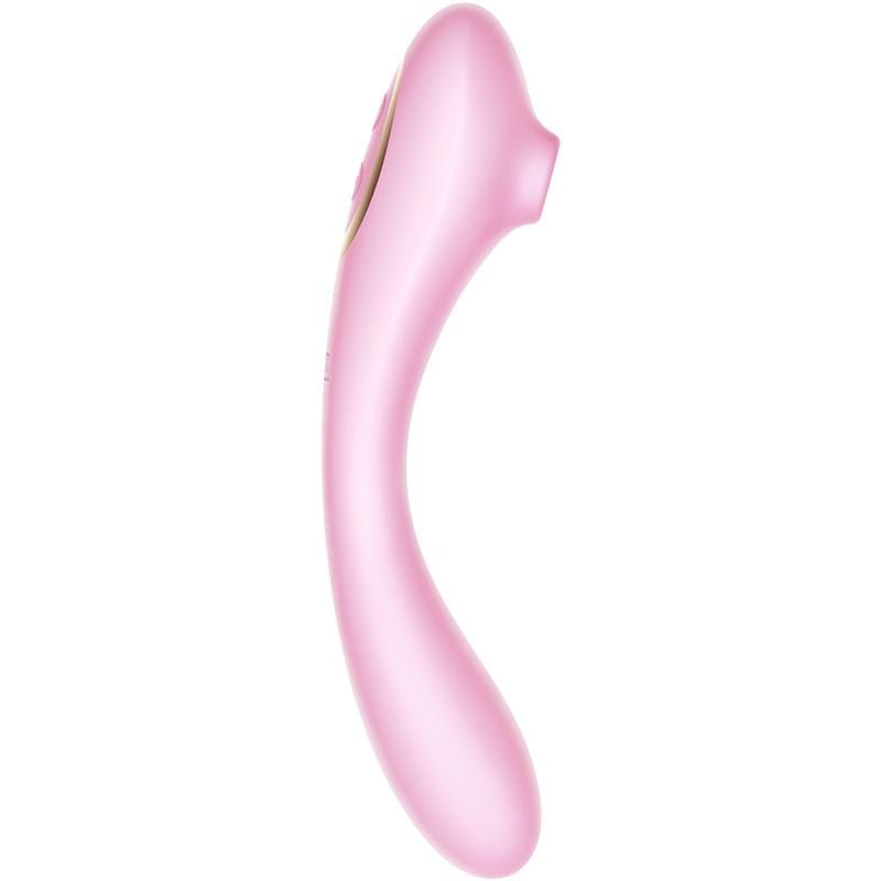 Erocome - Andromeda Flexible Vibrating Clitoral Air Stimulator Massager (Pink) - Clit Massager (Vibration) Rechargeable Durio.sg