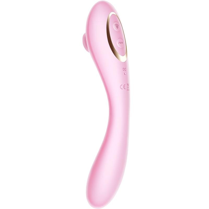 Erocome - Andromeda Flexible Vibrating Clitoral Air Stimulator Massager (Pink) - Clit Massager (Vibration) Rechargeable Durio.sg