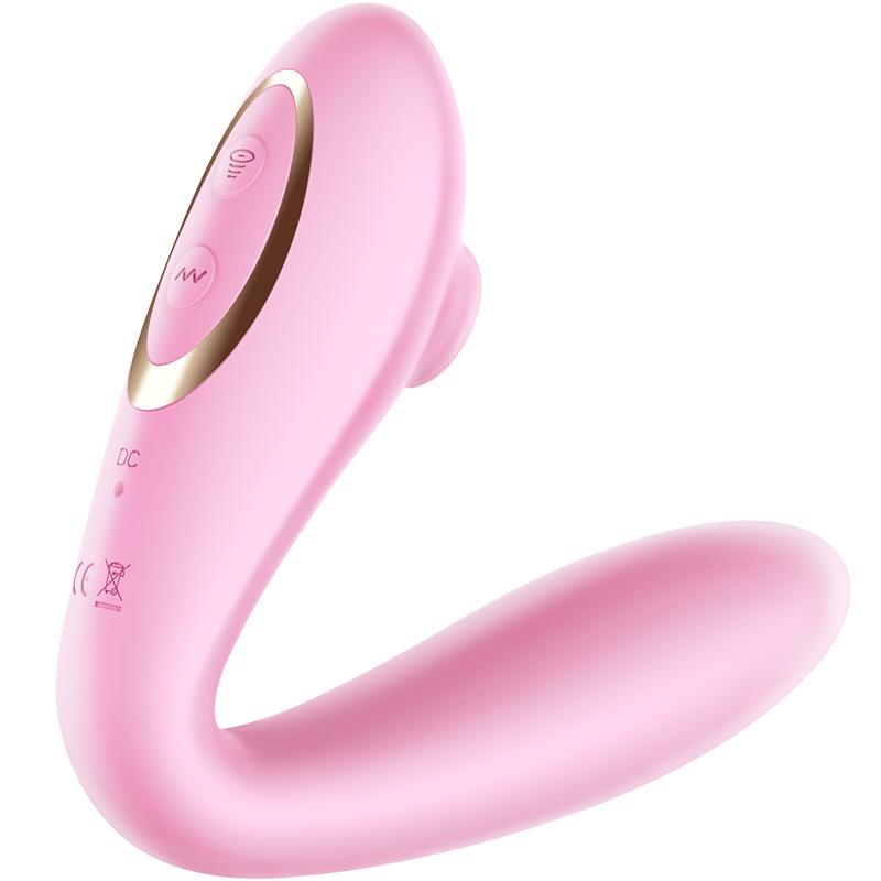 Erocome - Andromeda Flexible Vibrating Clitoral Air Stimulator Massager (Pink) - Clit Massager (Vibration) Rechargeable Durio.sg