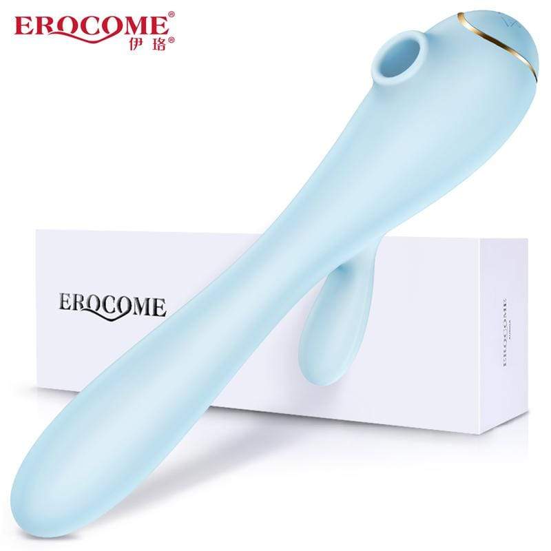 Erocome - Apus Rabbit Clitoral Air Stimulator Vibrator (Baby Blue) - Rabbit Dildo (Vibration) Rechargeable Durio.sg