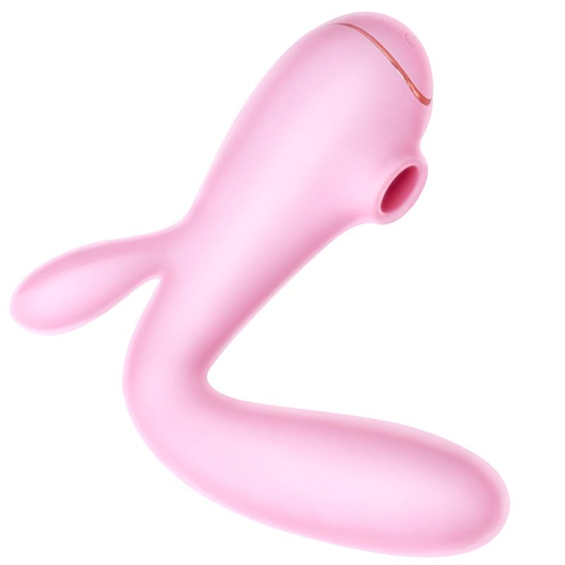 Erocome - Apus Rabbit Clitoral Air Stimulator Vibrator (Pink) - Rabbit Dildo (Vibration) Rechargeable Durio.sg