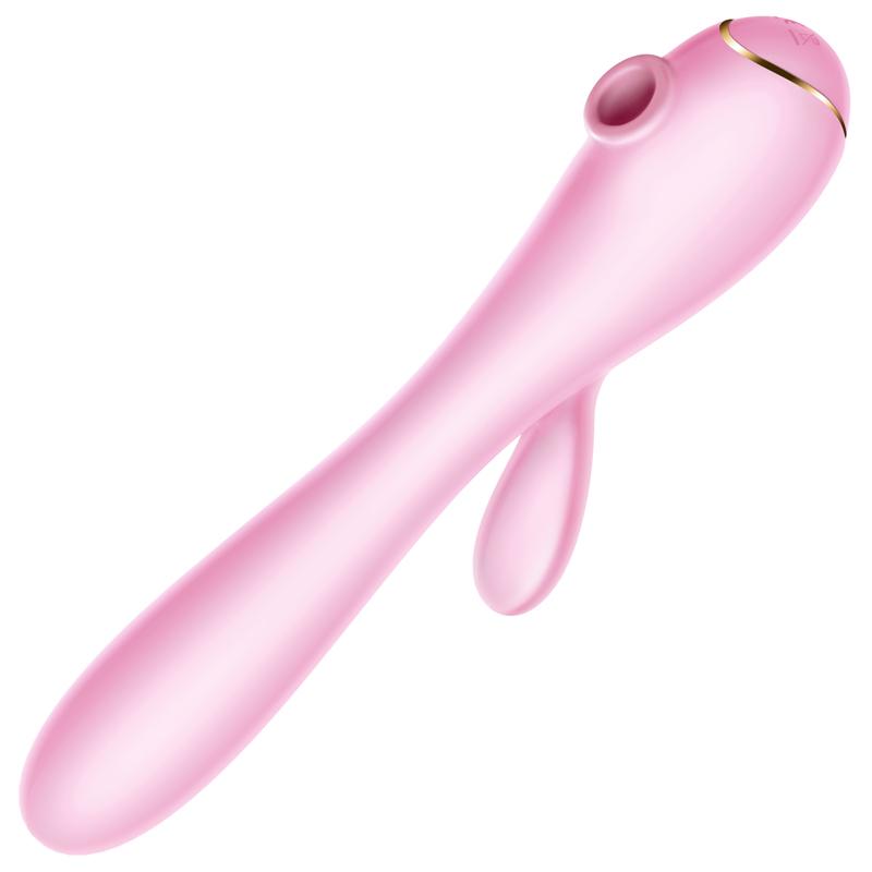 Erocome - Apus Rabbit Clitoral Air Stimulator Vibrator (Pink) - Rabbit Dildo (Vibration) Rechargeable Durio.sg