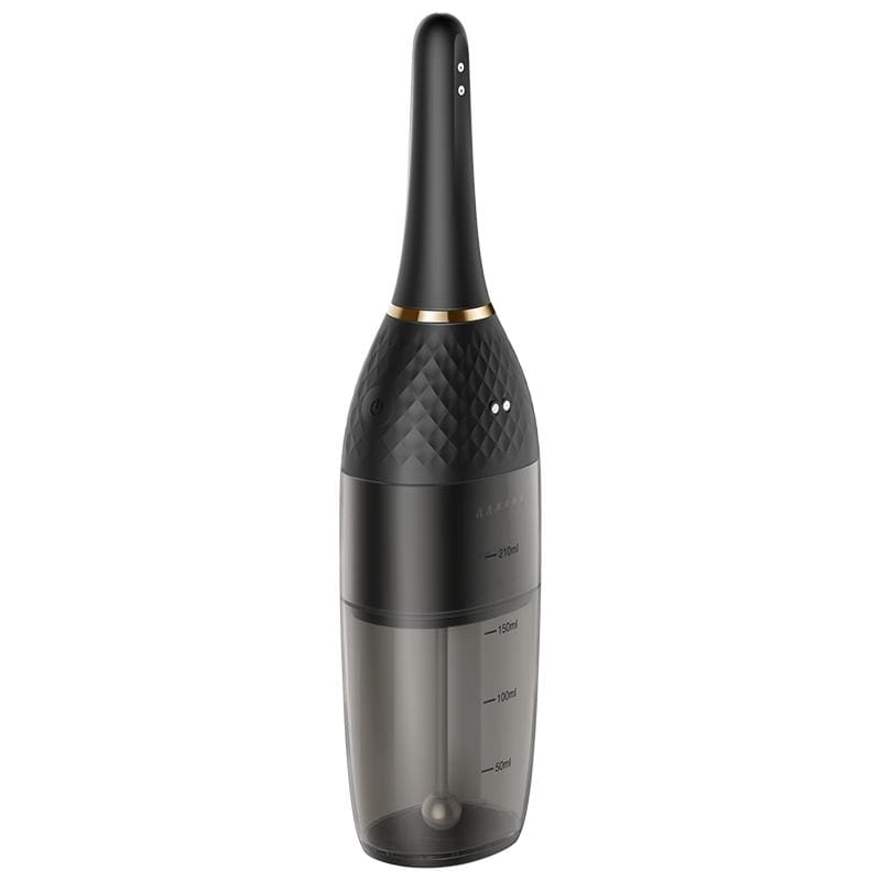 Erocome - Aquarius Automatic Anal Douche (Black) - Anal Douche (Non Vibration) Durio.sg