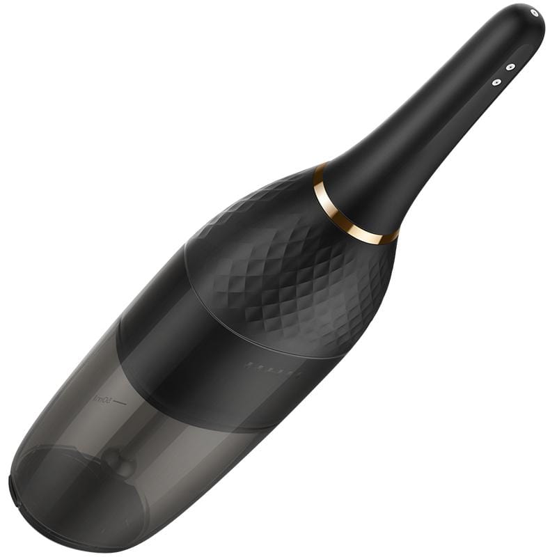 Erocome - Aquarius Automatic Anal Douche (Black) - Anal Douche (Non Vibration) Durio.sg