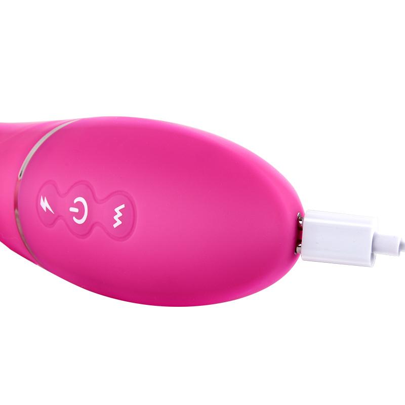 Erocome - Canesvenatici Heating Rabbit Vibrator (Deep Rose) - Rabbit Dildo (Vibration) Rechargeable Durio.sg