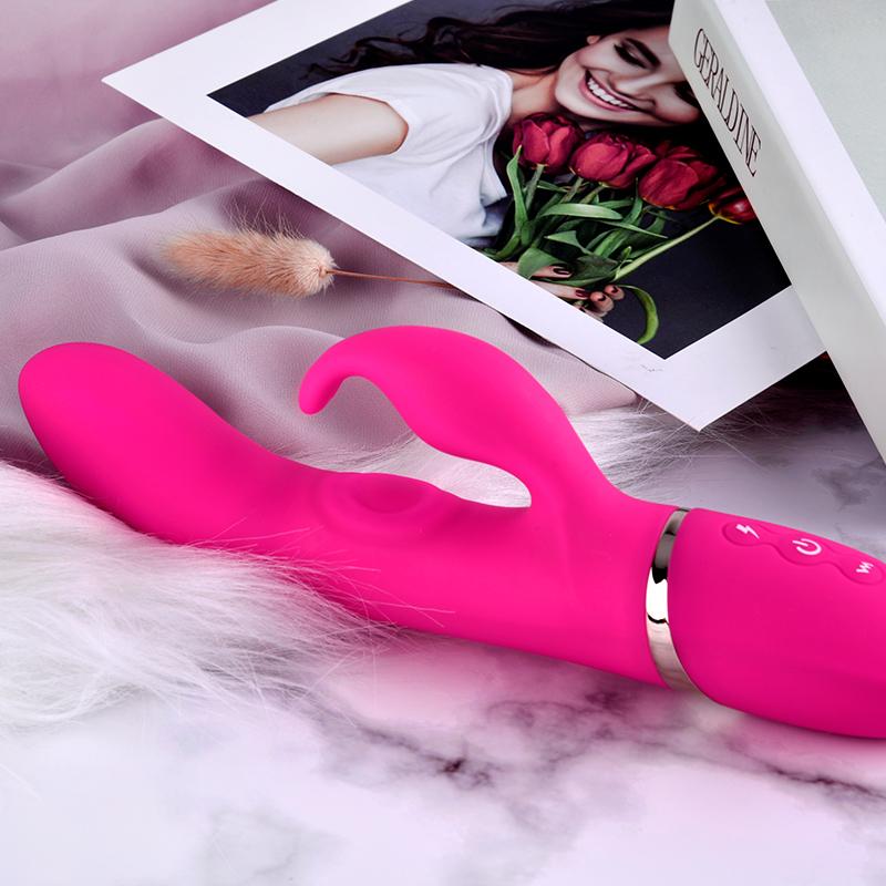Erocome - Canesvenatici Heating Rabbit Vibrator (Deep Rose) - Rabbit Dildo (Vibration) Rechargeable Durio.sg