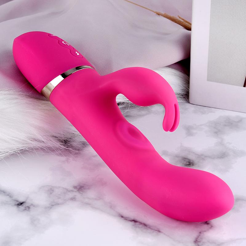 Erocome - Canesvenatici Heating Rabbit Vibrator (Deep Rose) - Rabbit Dildo (Vibration) Rechargeable Durio.sg