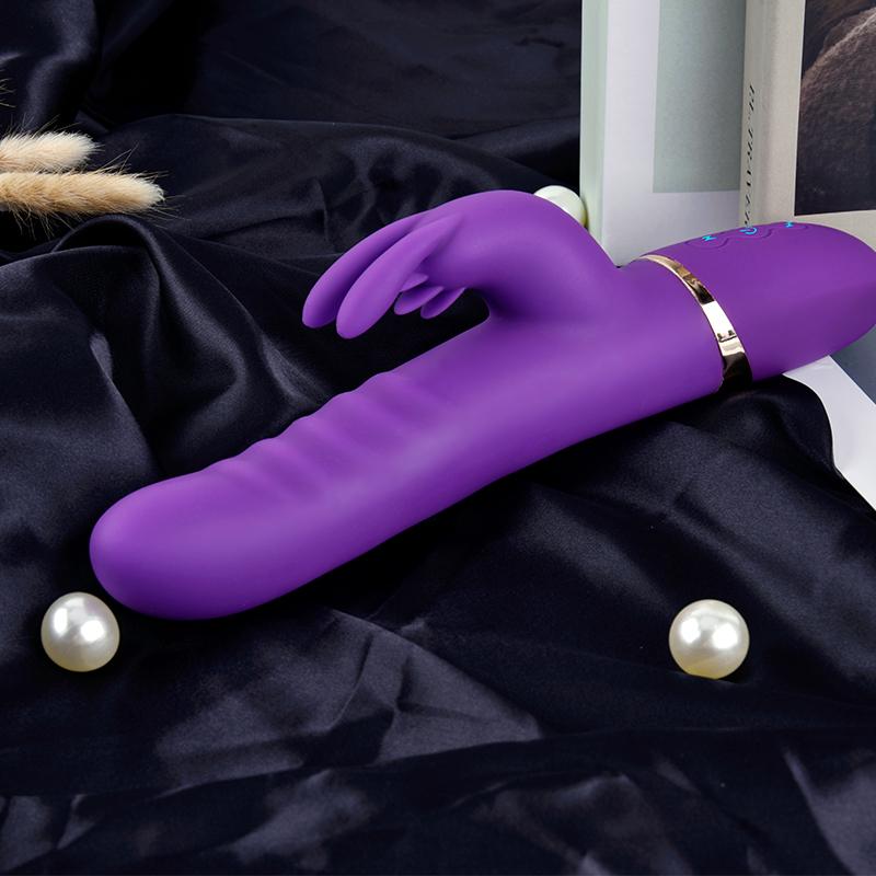 Erocome - Canisminor Thrusting Rotating Rabbit Vibrator (Purple) - Rabbit Dildo (Vibration) Rechargeable Durio.sg