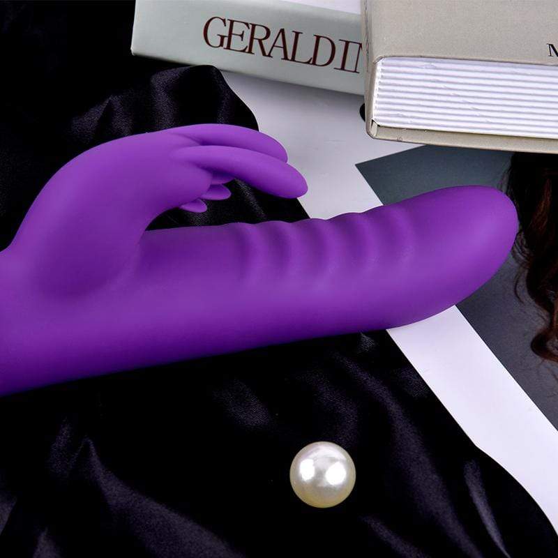 Erocome - Canisminor Thrusting Rotating Rabbit Vibrator (Purple) - Rabbit Dildo (Vibration) Rechargeable Durio.sg