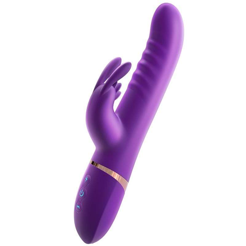 Erocome - Canisminor Thrusting Rotating Rabbit Vibrator (Purple) - Rabbit Dildo (Vibration) Rechargeable Durio.sg