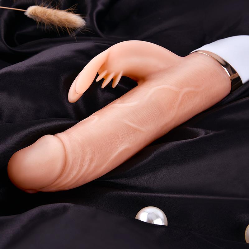 Erocome - Canisminor Thrusting Rotating Rabbit Vibrator (Vanilla) - Rabbit Dildo (Vibration) Rechargeable Durio.sg