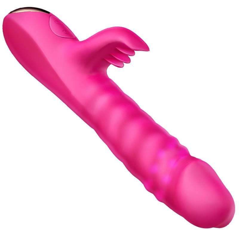 Erocome - Capricornus Thrusting Rotating Rabbit Vibrator (Cerise) - Rabbit Dildo (Vibration) Rechargeable Durio.sg