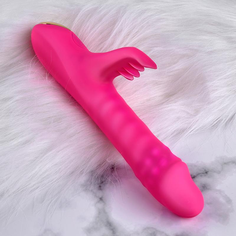 Erocome - Capricornus Thrusting Rotating Rabbit Vibrator (Cerise) - Rabbit Dildo (Vibration) Rechargeable Durio.sg