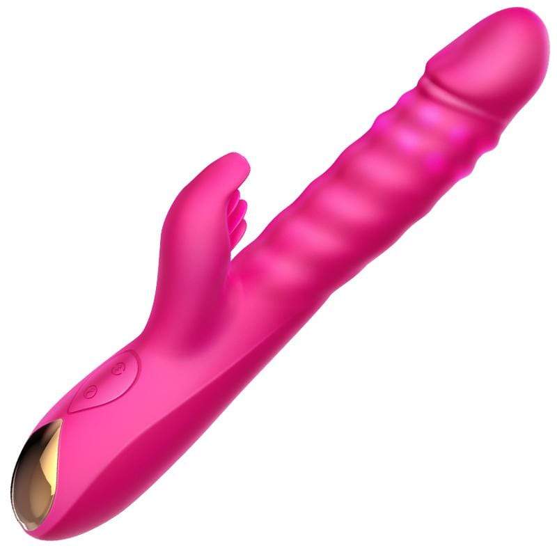 Erocome - Capricornus Thrusting Rotating Rabbit Vibrator (Cerise) - Rabbit Dildo (Vibration) Rechargeable Durio.sg