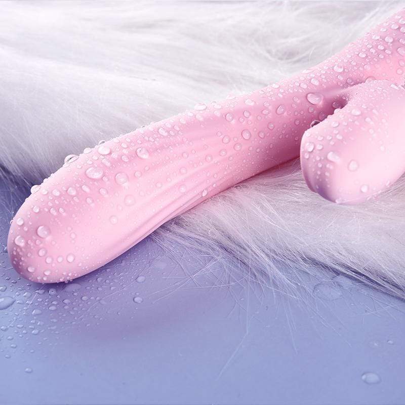 Erocome - Delphinus Vibrating Sucking Rabbit Vibrator (Pink) - Rabbit Dildo (Vibration) Rechargeable Durio.sg