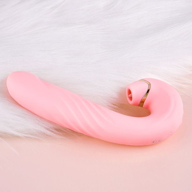 Erocome - Draco Thrusting Vibrating Sucking Heating Dildo (Pink) - G Spot Dildo (Vibration) Rechargeable Durio.sg