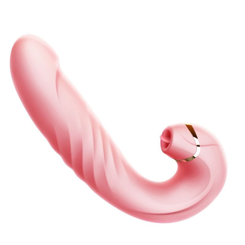 Erocome - Draco Thrusting Vibrating Sucking Heating Dildo (Pink) - G Spot Dildo (Vibration) Rechargeable Durio.sg