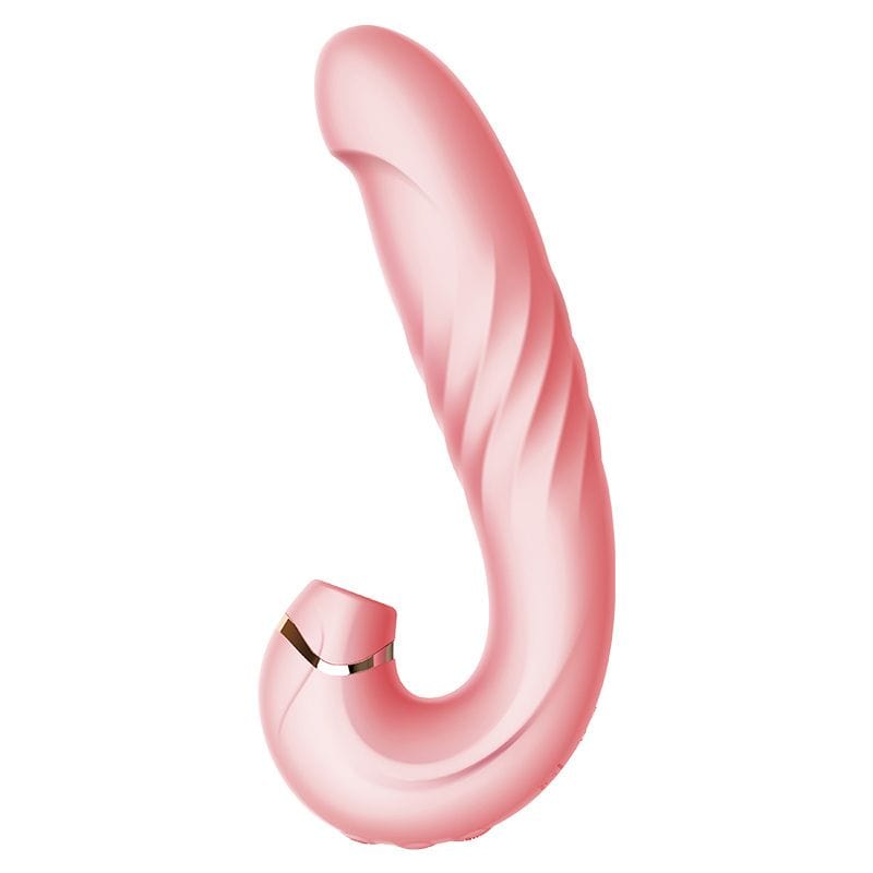 Erocome - Draco Thrusting Vibrating Sucking Heating Dildo (Pink) - G Spot Dildo (Vibration) Rechargeable Durio.sg