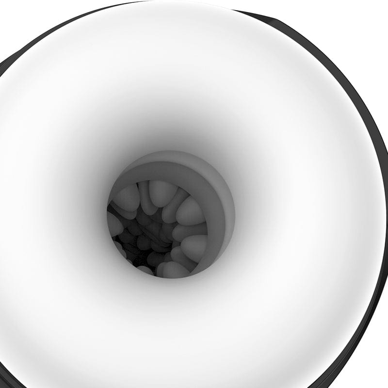 Erocome - LEO Automatic Sucking Thrusting Masturbator (Black) - Masturbator Mouth (Vibration) Rechargeable Durio.sg