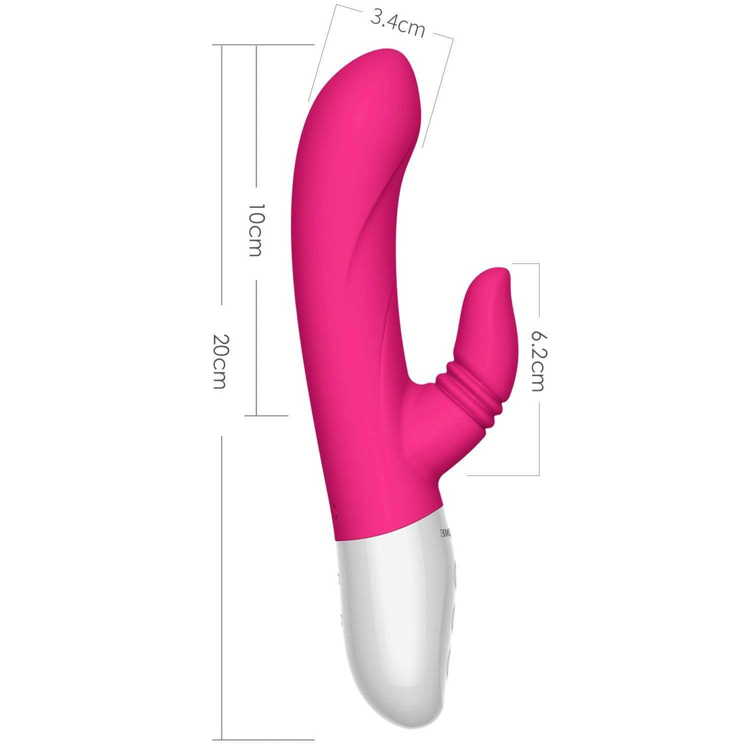 Erocome - Pegasus Rabbit Vibrator (Cerise) - Rabbit Dildo (Vibration) Rechargeable Durio.sg