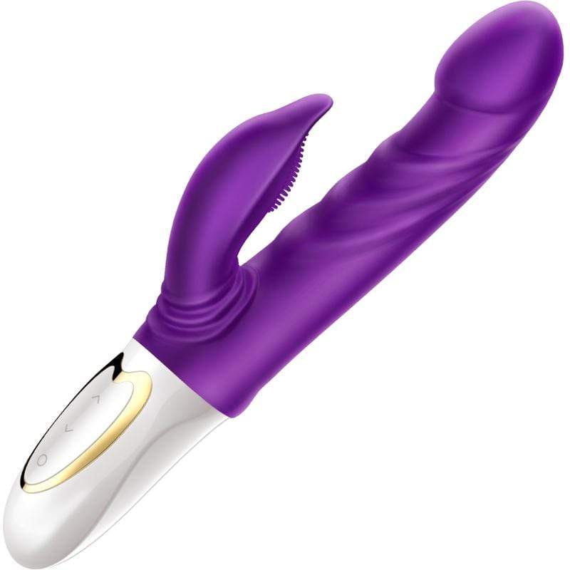 Erocome - Persurs Rabbit Vibrator (Purple) - Rabbit Dildo (Vibration) Rechargeable Durio.sg