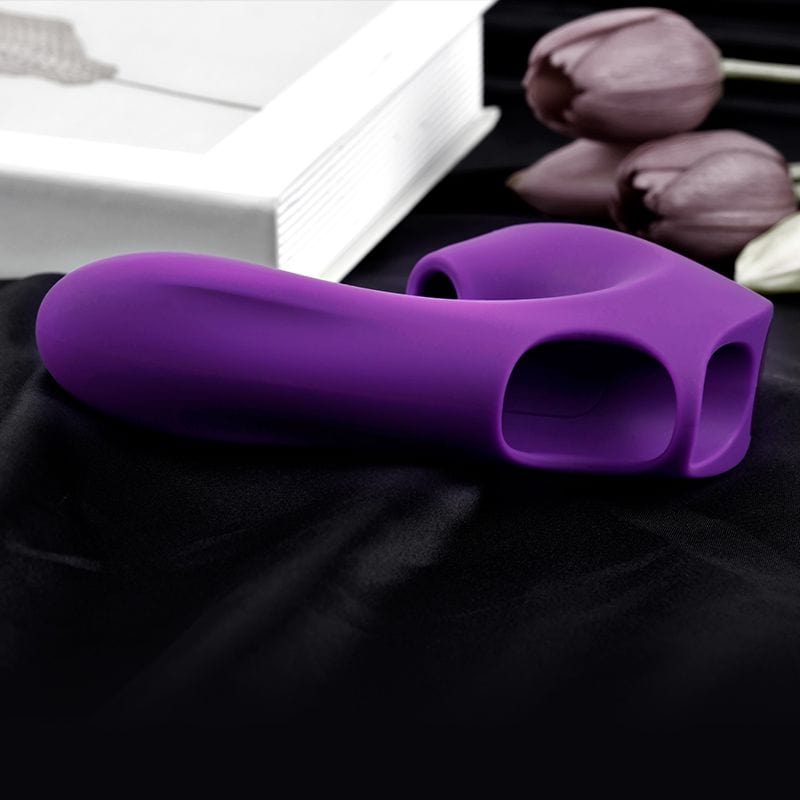 Erocome - Pictor Vibrating Sucking Finger Massager (Purple) - Clit Massager (Vibration) Rechargeable Durio.sg
