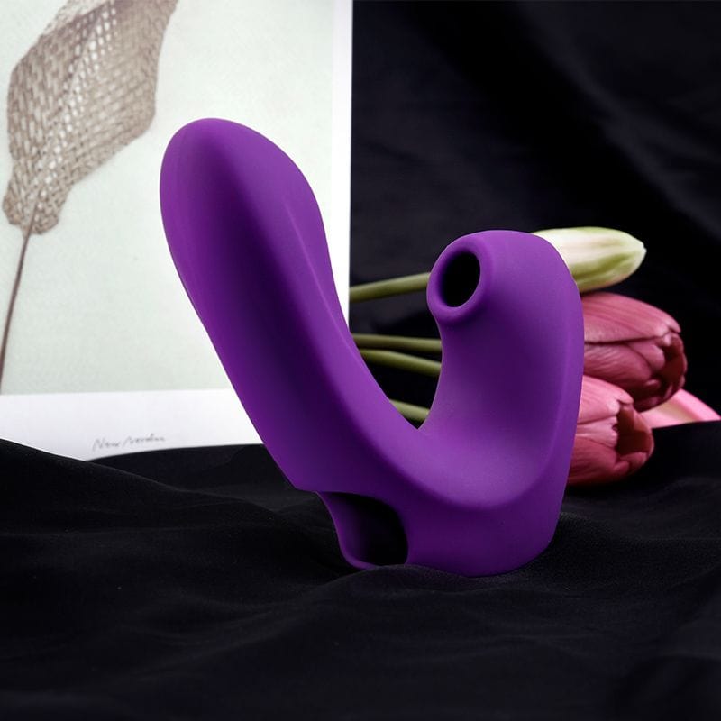 Erocome - Pictor Vibrating Sucking Finger Massager (Purple) - Clit Massager (Vibration) Rechargeable Durio.sg