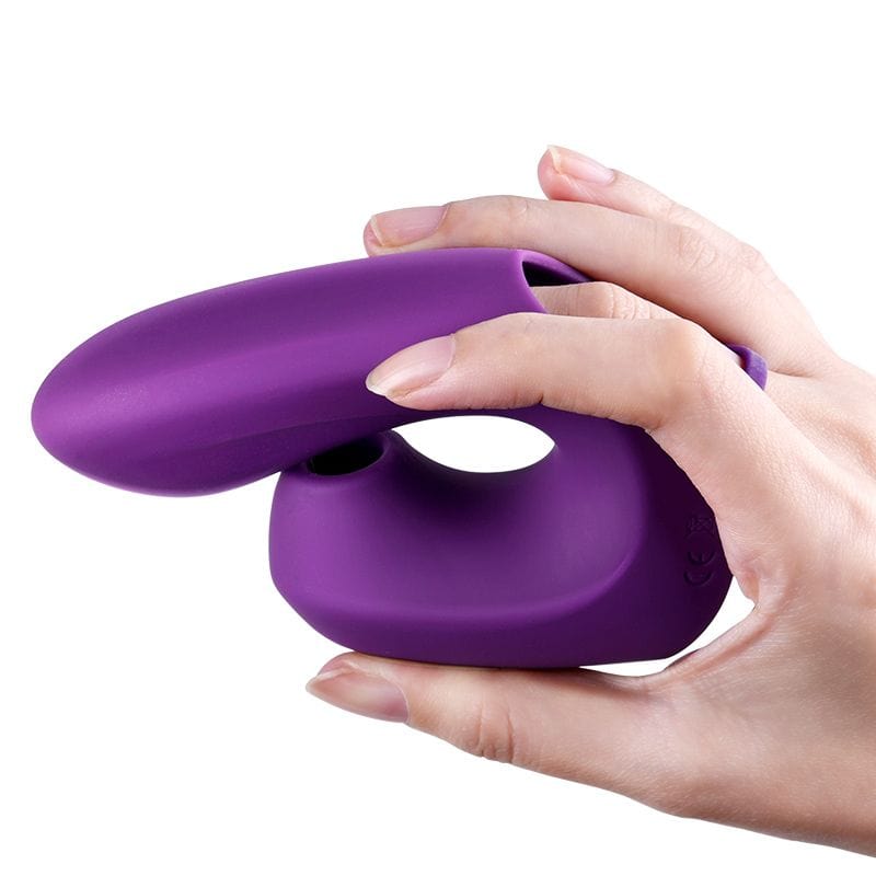 Erocome - Pictor Vibrating Sucking Finger Massager (Purple) - Clit Massager (Vibration) Rechargeable Durio.sg