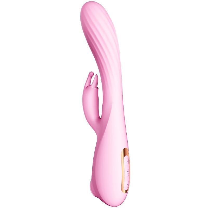 Erocome - Triangullum Vibraing Sucking Licking Rabbit Vibrator (Pink) - Clit Massager (Vibration) Rechargeable Durio.sg