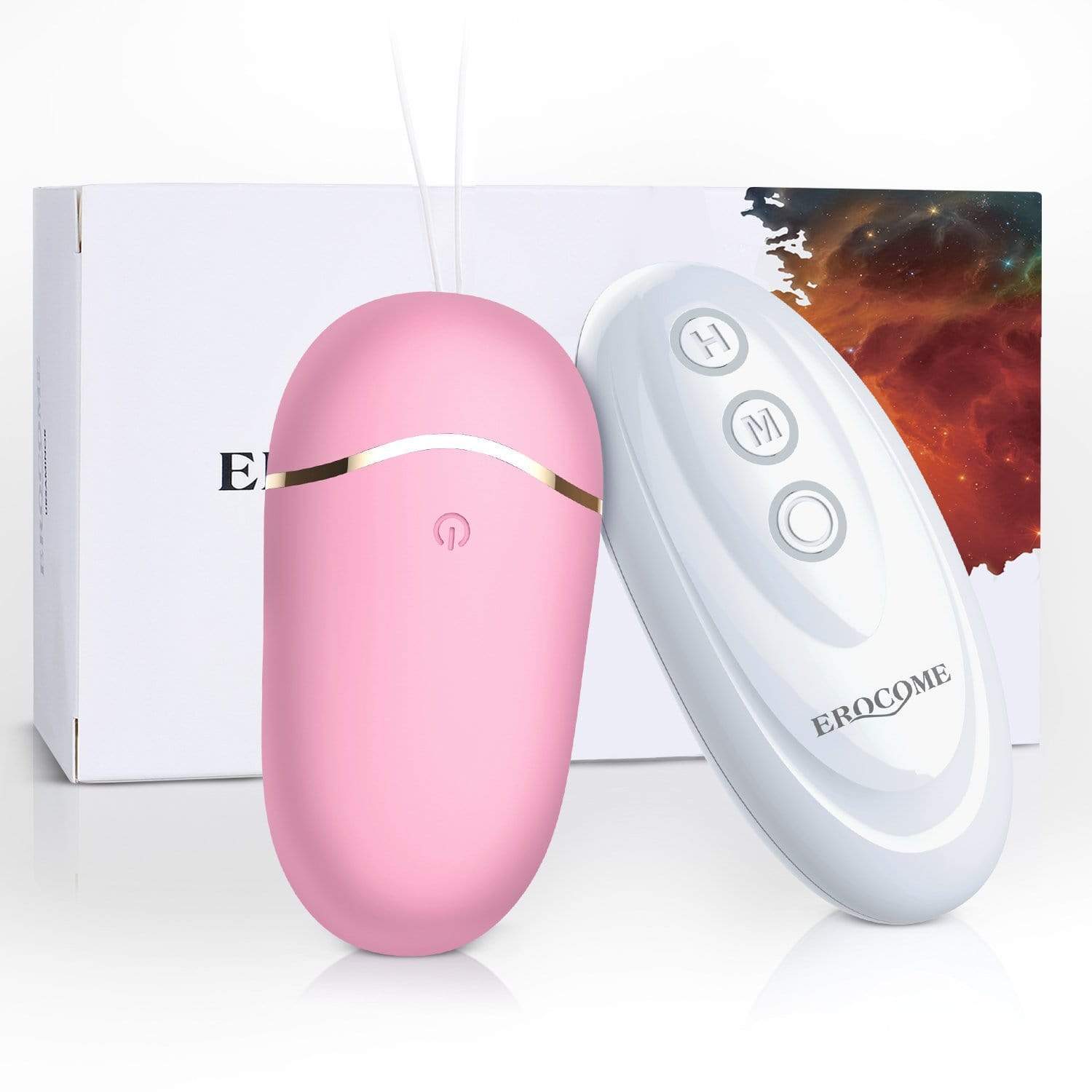 Erocome - UrsaMinor Remote Control Egg Vibrator (Pink) - Wireless Remote Control Egg (Vibration) Rechargeable Durio.sg