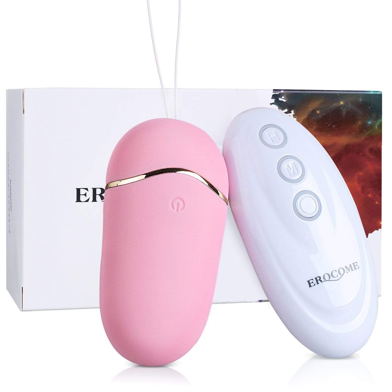 Erocome - UrsaMinor Remote Control Egg Vibrator (Pink) - Wireless Remote Control Egg (Vibration) Rechargeable Durio.sg