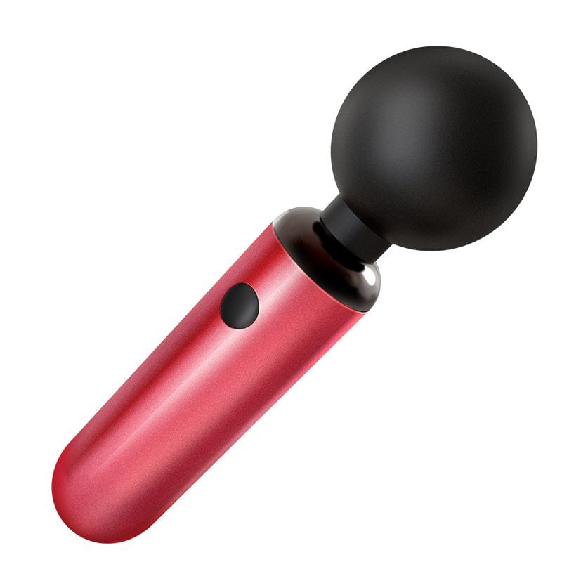 Erocome - Vulpecula Mini Wand Massager (Red) - Mini Wand Massagers (Vibration) Rechargeable Durio.sg