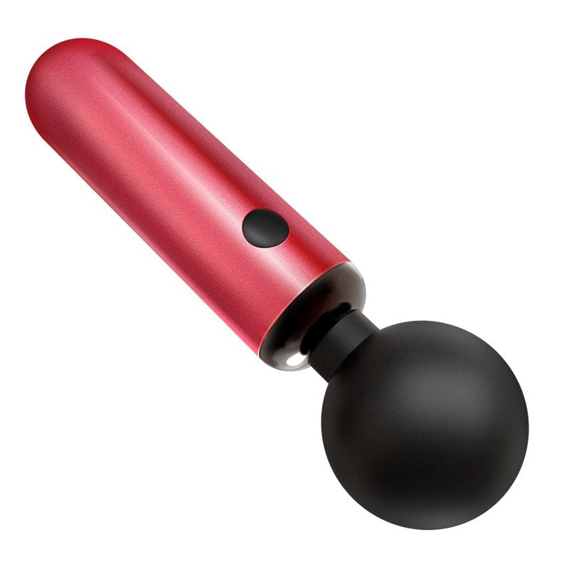 Erocome - Vulpecula Mini Wand Massager (Red) - Mini Wand Massagers (Vibration) Rechargeable Durio.sg