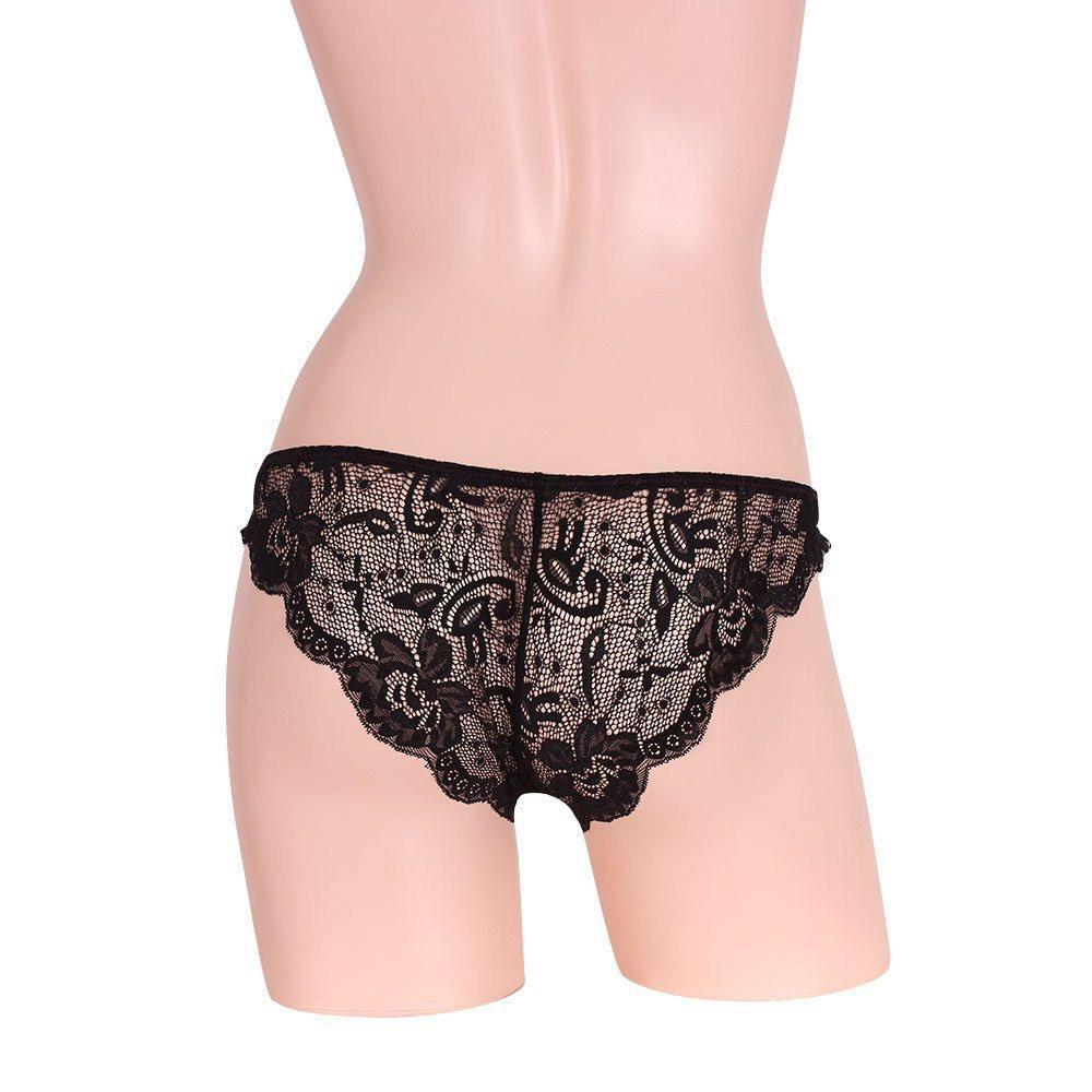 Erox - Bourgeoisie Laced Panties (Black) - Lingerie (Non Vibration) Durio.sg