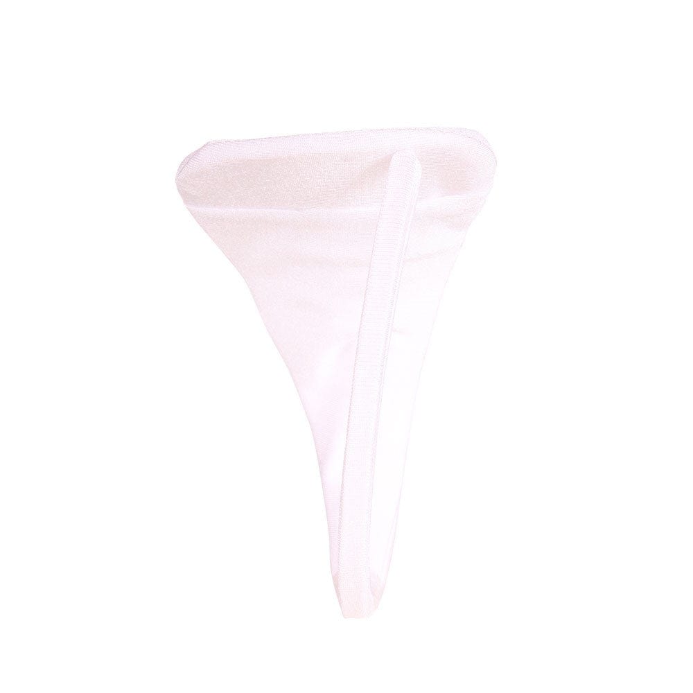 Erox - Little Devil C String Panty (Pure White) - Panties Durio.sg