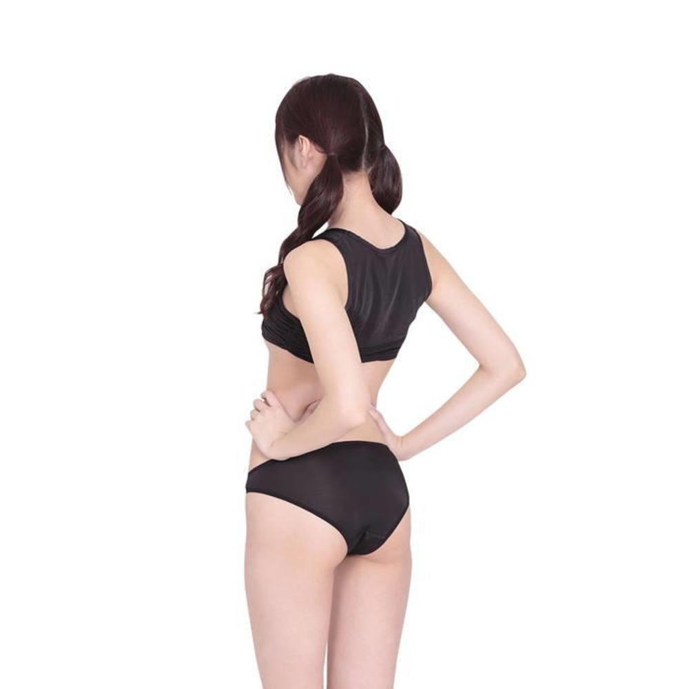 Erox - Underboob Hadaomoi Tank Top (Black) - Costumes Durio.sg