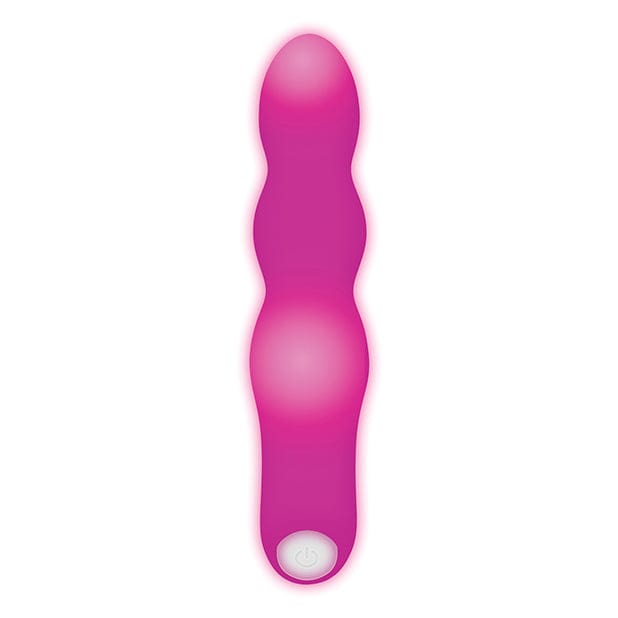 Evolved - Afterglow Light Up Vibrator (Pink) - Non Realistic Dildo w/o suction cup (Vibration) Rechargeable Durio.sg