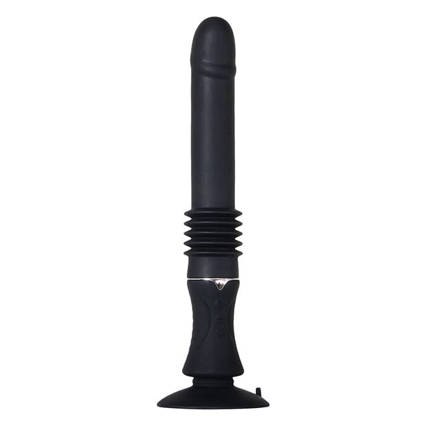 Evolved - Love Thrust Powerful Suction Cup Sex Machine Thrusting Dildo (Black) - G Spot Dildo (Vibration) Rechargeable Durio.sg