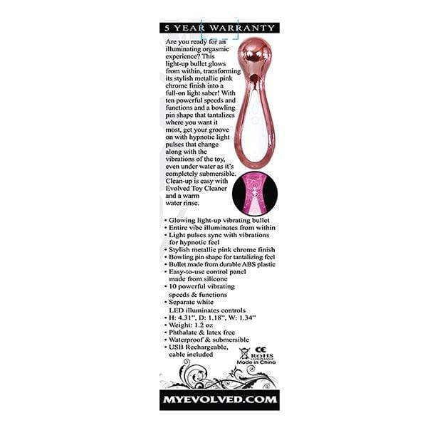 Evolved - Starlite Bullet Vibrator (Pink) - Bullet (Vibration) Rechargeable Durio.sg