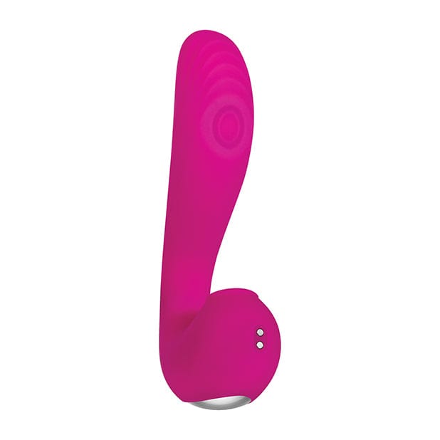 Evolved - The Note Thumping Licking Vibe G Spot Clit Massager (Pink) - G Spot Dildo (Vibration) Rechargeable Durio.sg