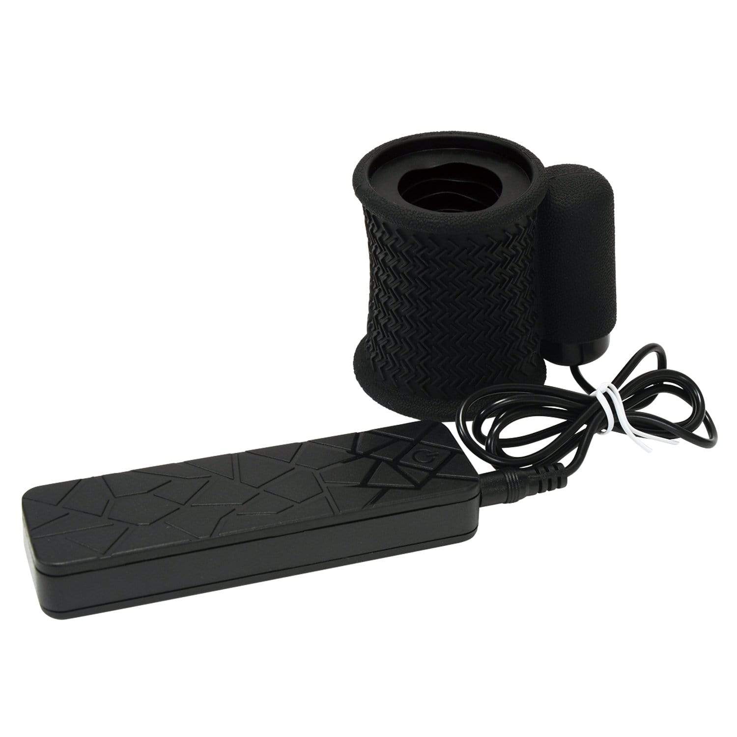 Excellent Power - Turremble Vibrating Stroker Masturbator (Black) - Masturbator Soft Stroker (Vibration) Non Rechargeable Durio.sg