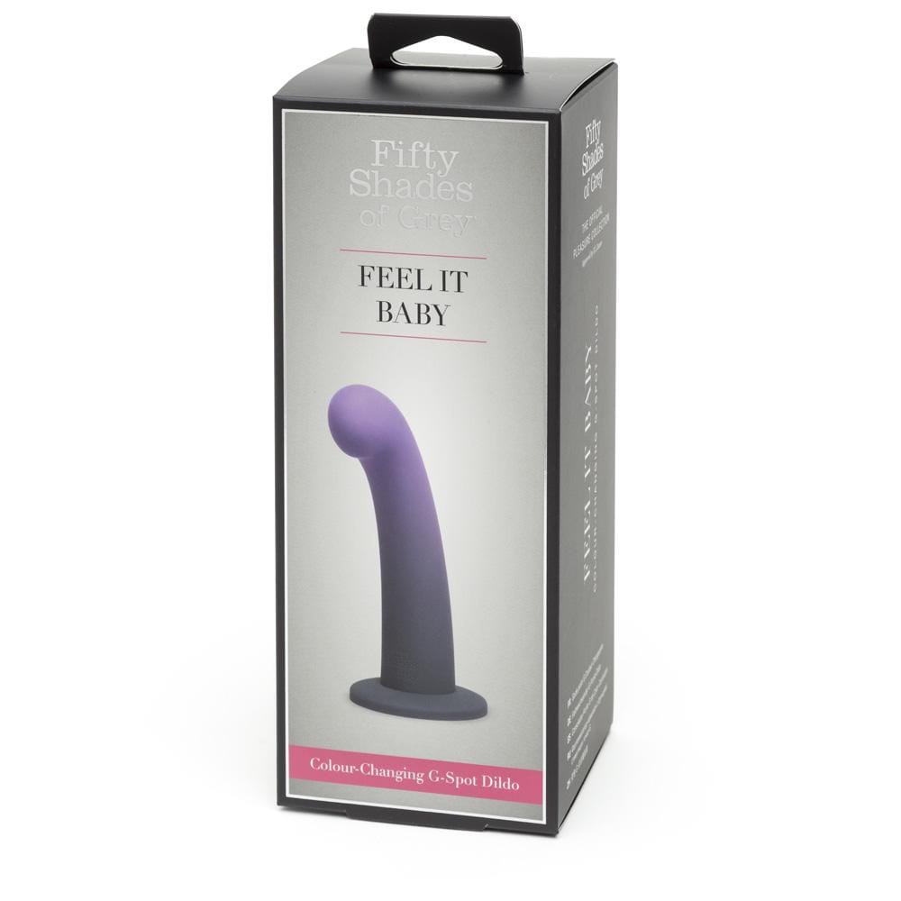 Fifty Shades of Grey - Feel it Baby Colour Changing G Spot Dildo (Multi Colour) - G Spot Dildo (Non Vibration) Durio.sg
