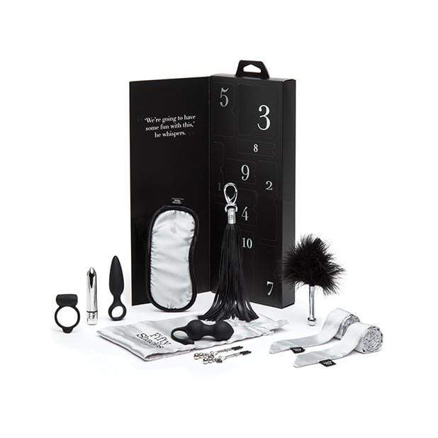 Fifty Shades of Grey - Fifty Shades Freed Pleasure Overload 10 Days of Play Couple's Gift Set (Grey) - BDSM (Others) Durio.sg