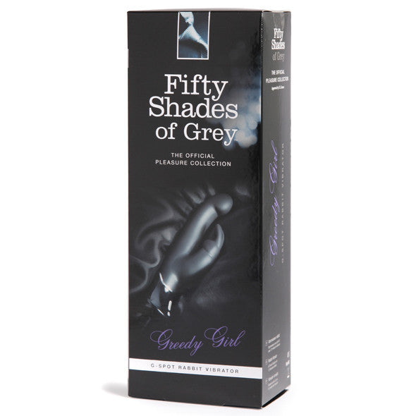 Fifty Shades of Grey - Greedy Girl G-Spot Rabbit Vibrator - Rabbit Dildo (Vibration) Non Rechargeable Durio.sg