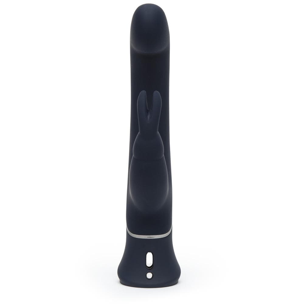 Fifty Shades of Grey - Greedy Girl Real Feel Rabbit Vibrator (Grey) - Rabbit Dildo (Vibration) Rechargeable Durio.sg