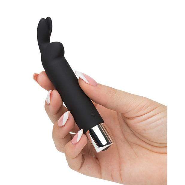 Fifty Shades of Grey - Greedy Girl Rechargeable Bullet Rabbit Vibrator (Black) - Clit Massager (Vibration) Rechargeable Durio.sg