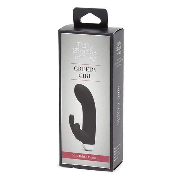 Fifty Shades of Grey - Greedy Girl Rechargeable Mini Rabbit Vibrator (Black) - Rabbit Dildo (Vibration) Rechargeable Durio.sg