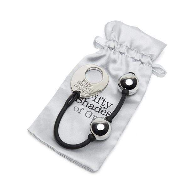 Fifty Shades of Grey - Inner Goddess Mini Silver Pleasure Kegel Balls 85 g (Silver) - Kegel Balls (Metal) Durio.sg