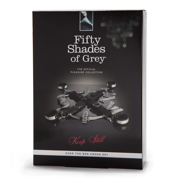 Fifty Shades of Grey - Keep Still Over the Bed Cross Restraint Set - Bed Restraint Durio.sg